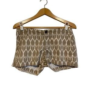 The North Face Brown and White Patterned Women Shorts